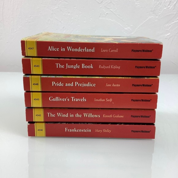 Vintage mini Illustrated Classic Editions Book lot of 6 pocket SC books EUC - Picture 2 of 11